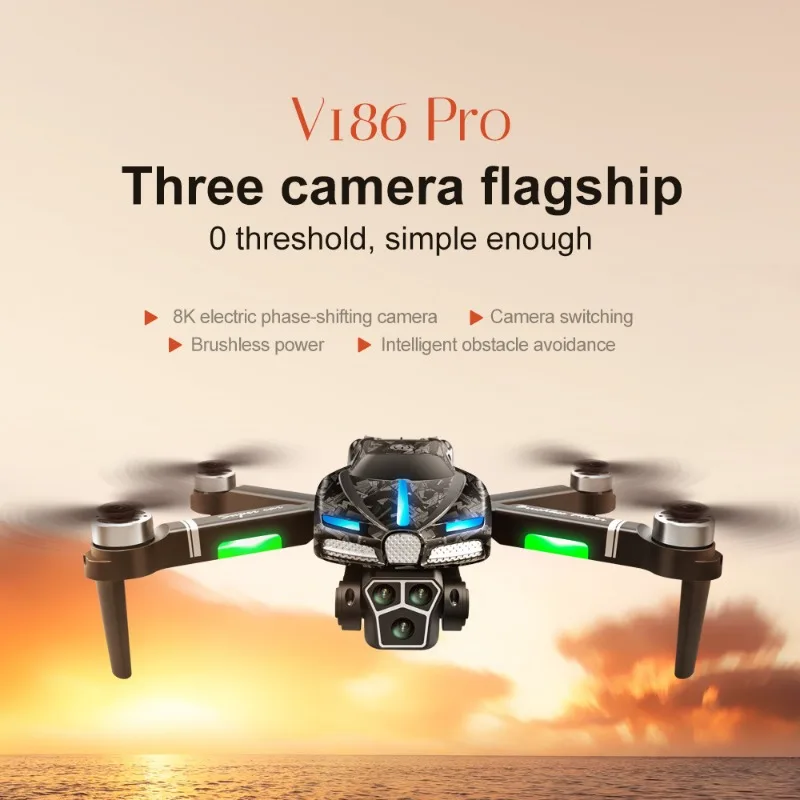 Drone Gimbal Brushless - جديد V186 Pro الطائرة بدون طيار