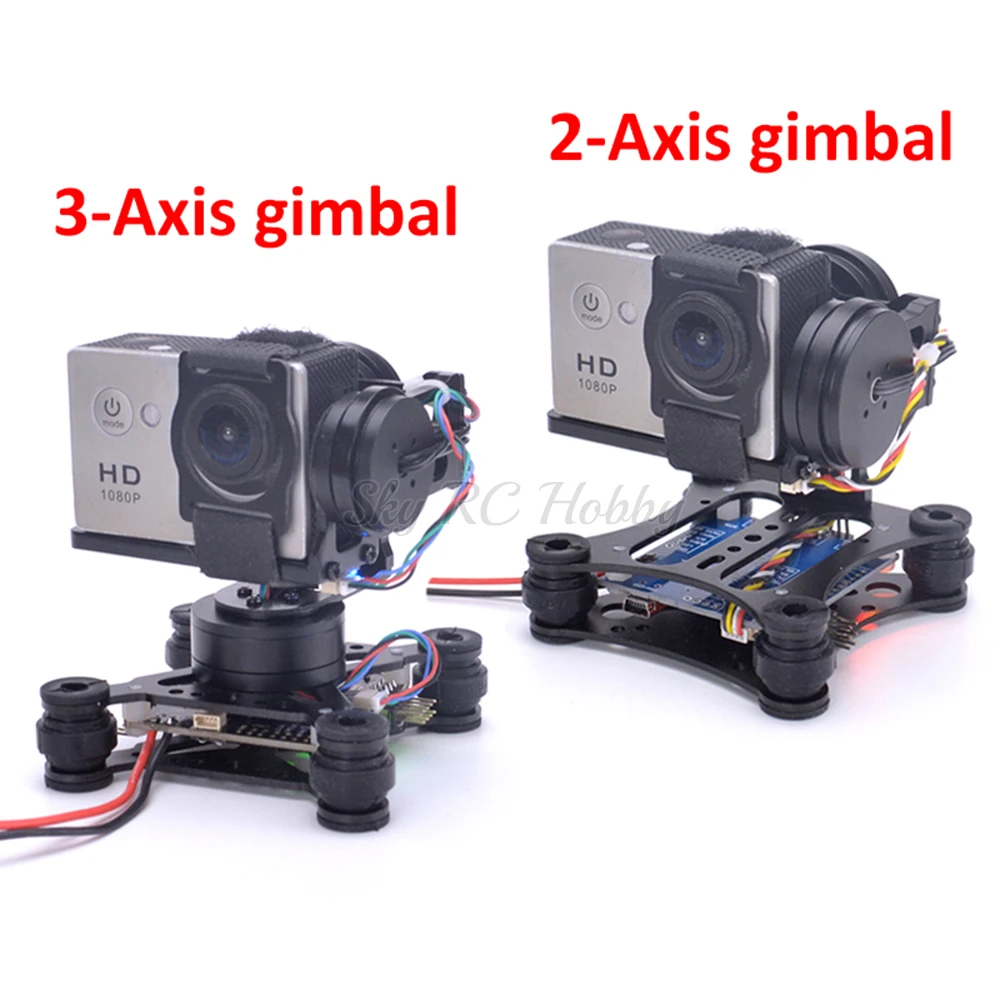 Drone Gimbal For Gopro Hero - خفيفة الوزن 2-محور/3-محور فرش Gimbal مجلس