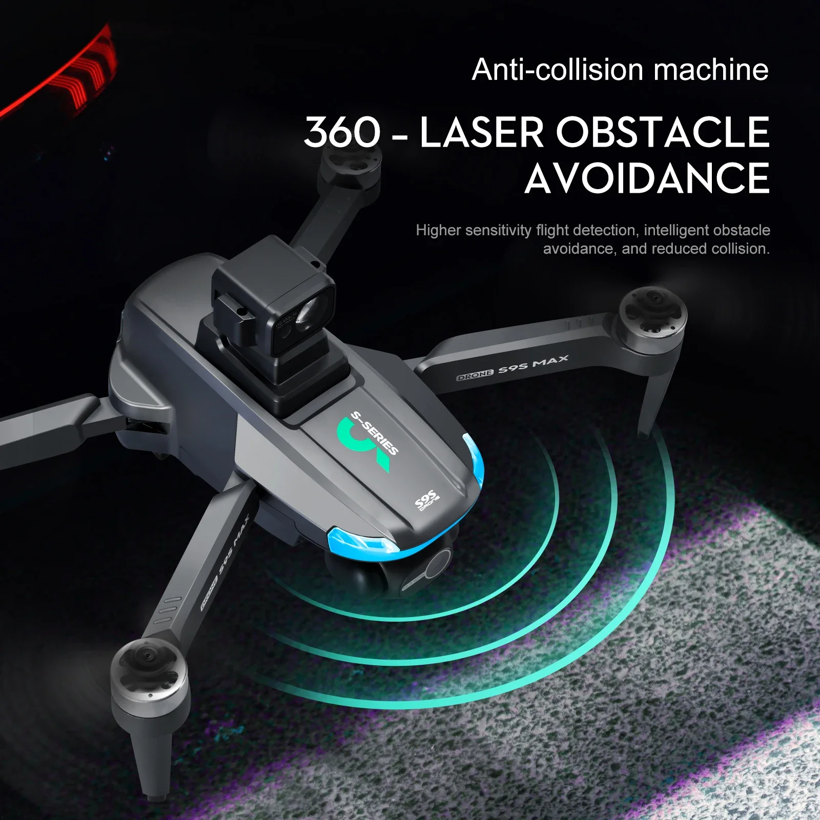 جديد S9S ماكس طائرة صغيرة بدون - مراجعة Drone Gimbal Controller وسعره