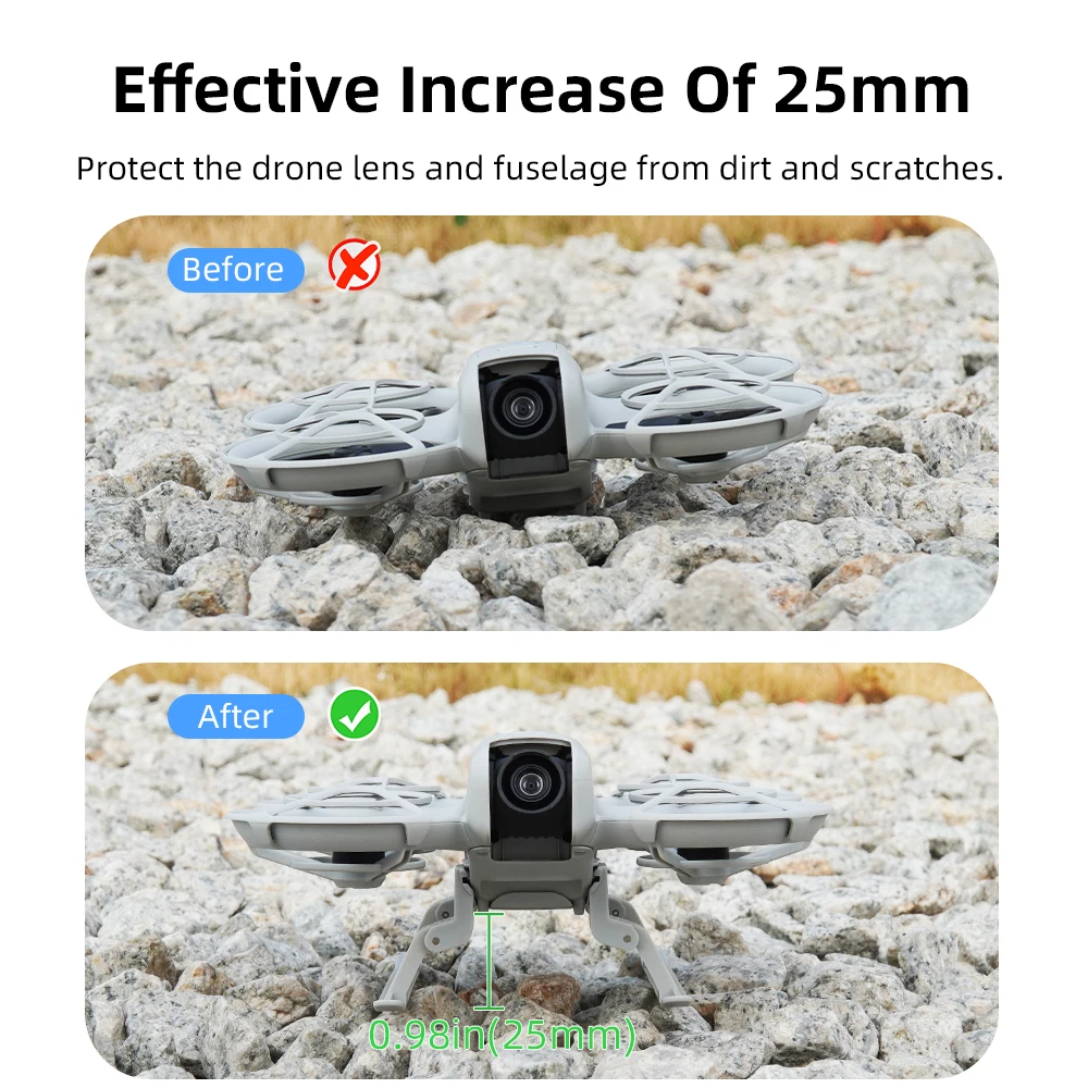 معدات الهبوط القابلة للطي لـ D - مراجعة Drone Gimbal Mount وسعره