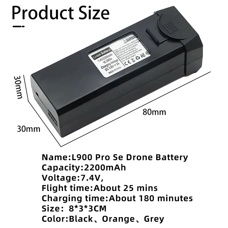 L900 PRO SE Max بطارية طائرة ب - مراجعة Drone Gimbal 2 Axis وسعره
