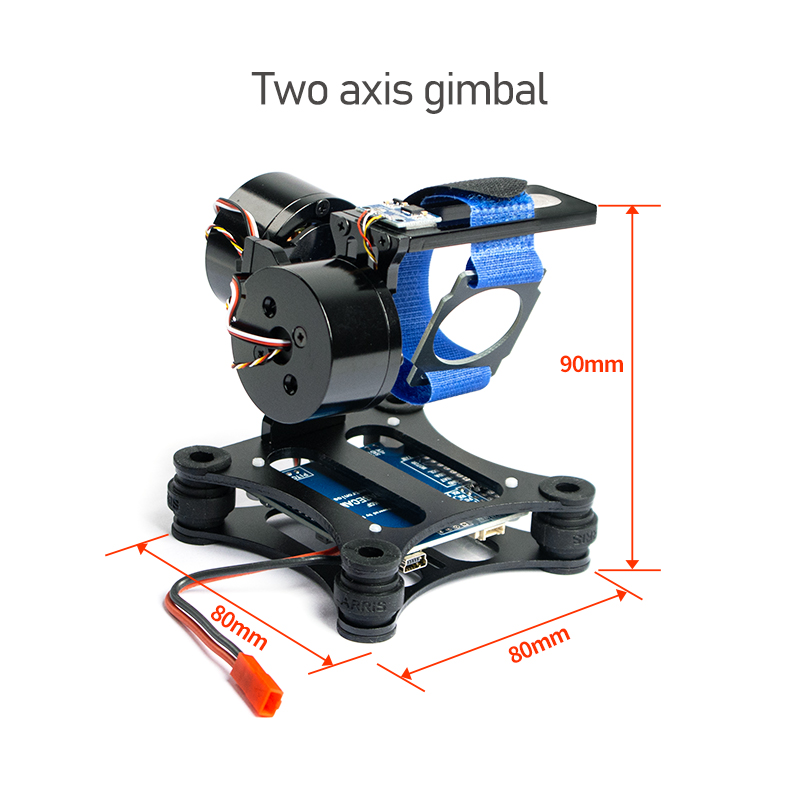 سعر خاص 2 محور فرش Gimbal الإط - مراجعة Drone Gimbal For Gopro وسعره