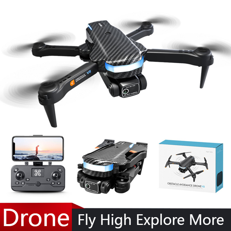 V8 طائرة بدون طيار احترافية صغ - مراجعة Drone Gimbal 2 Axis وسعره