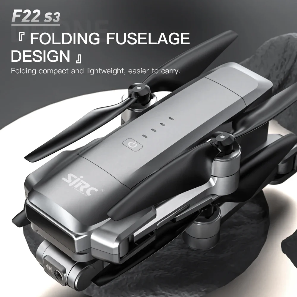 طائرة SJRC F22 S3 pro القابلة  - مراجعة Drone Gimbal 3 Axis وسعره
