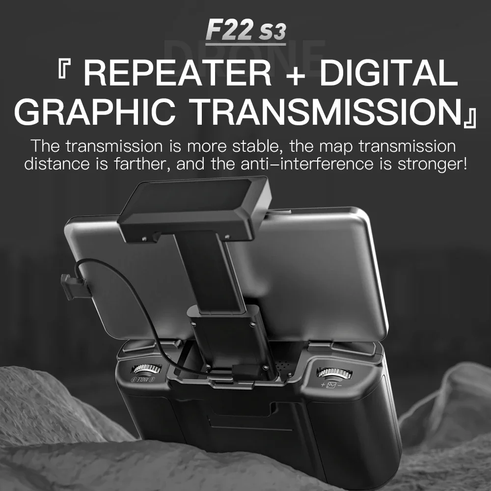 طائرة SJRC F22 S3 pro القابلة  - مراجعة Drone Gimbal 3 Axis وسعره