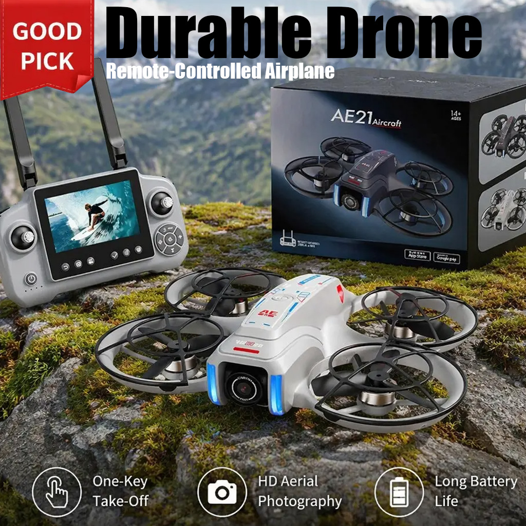 طائرة بدون طيار AE21 الجديدة ل - مراجعة Drone Gimbal 2 Axis وسعره