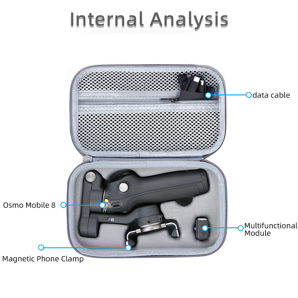 حقيبة لجهاز DJI Osmo Mobile 8، - مراجعة Drone Gimbal Case وسعره
