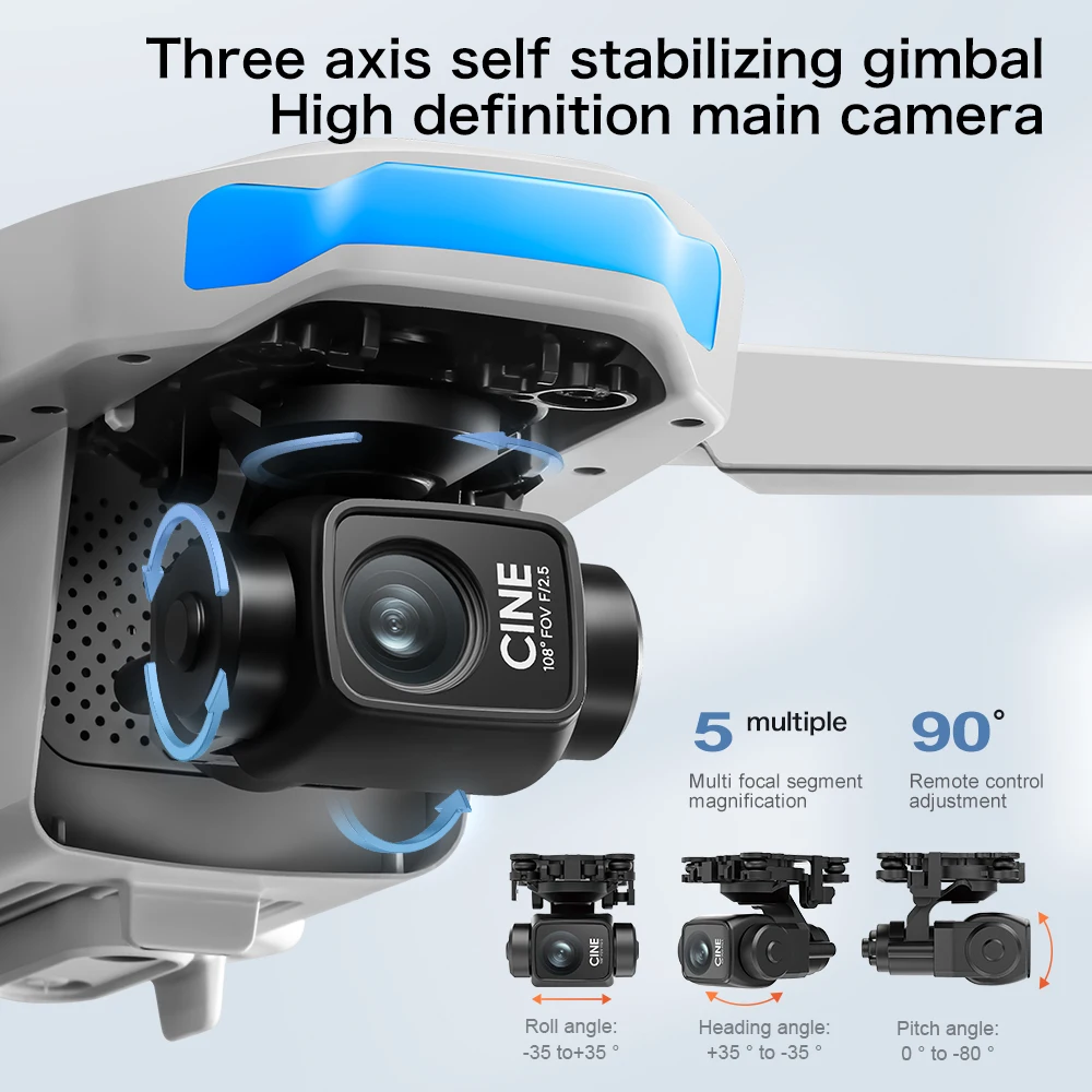 طائرة لينوفو S-X1 MAX بدون طيا - مراجعة Drone Gimbal 3 Axis وسعره