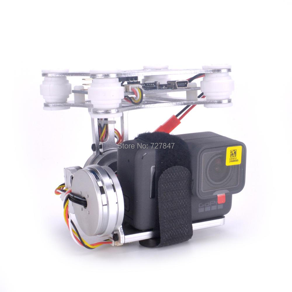 RTF FPV 3 محور/خفيفة الوزن 2-م - مراجعة Drone Gimbal For Gopro Hero وسعره