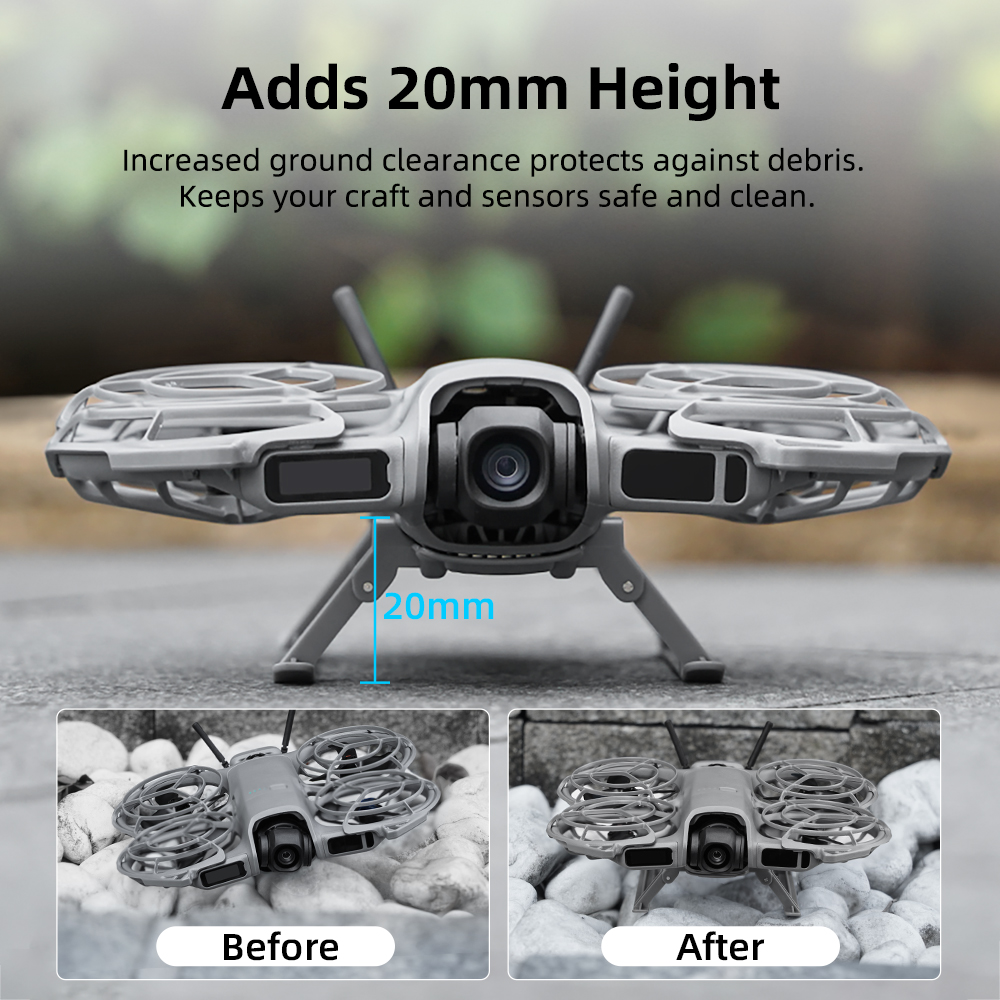 معدات الهبوط القابلة للطي BRDR - مراجعة Drone Gimbal Mount وسعره