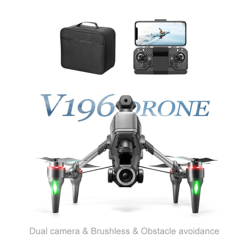 2025 V196 التلقائي تجنب العوائ - مراجعة Drone Gimbal Brushless وسعره