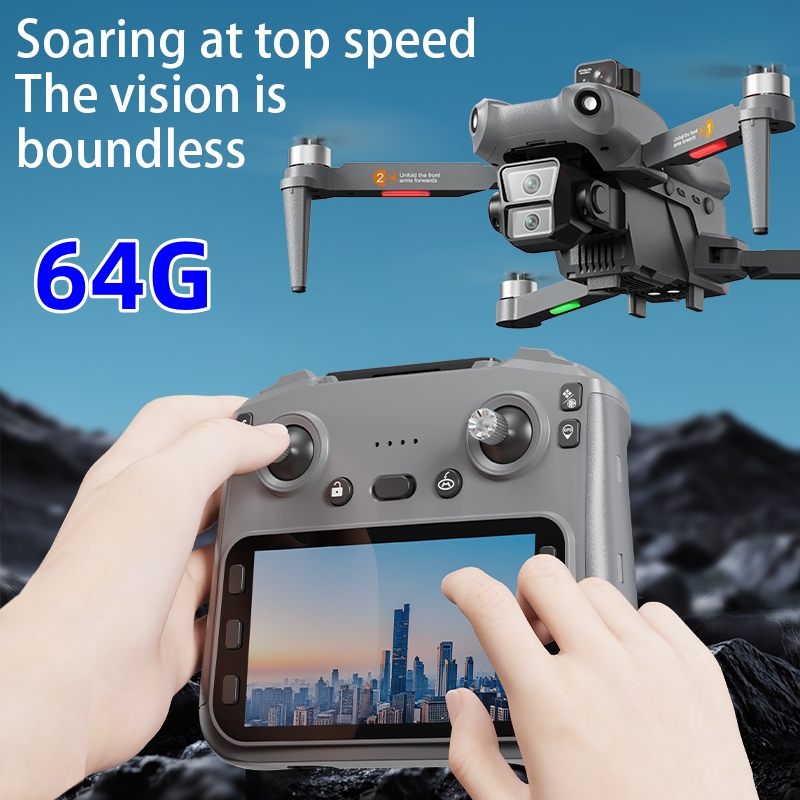 طائرة بدون طيار احترافية L300  - مراجعة Drone Gimbal 2 Axis وسعره